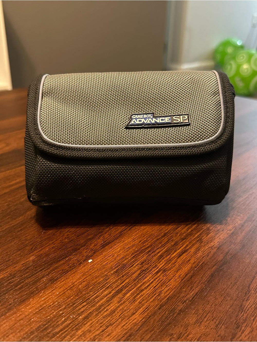 Nintendo GameBoy Advance SP Carrying Case Holder Gray/Black Travel Bag